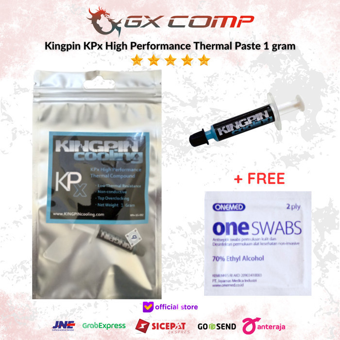 KINGPIN KPX HIGH PERFORMANCE THERMAL PASTE 1 GRAM