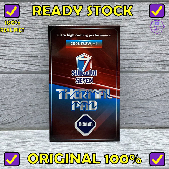 THERMAL PAD HIGH PERFORMANCE SUBZERO SEVEN 7 12.8W/M.K 85MM X 45MM