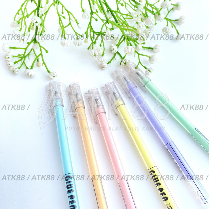 

COLOR GLUE PEN PASTEL - LEM KERTAS BENTUK PULPEN CAIR