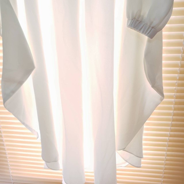 Premium Tunik Fashion Muslim Wanita Putih Simple A-Line Dress Payung"