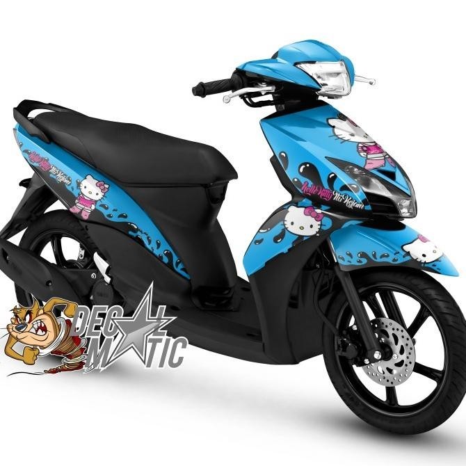 Variasi Stiker Decal Full Body Motor Yamaha Mio J Mio GT Hello Kitty 8
