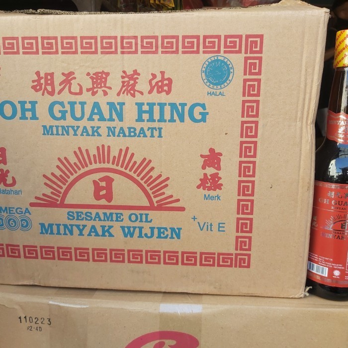 

Minyak Wijen Oh Guan Hing 600 Ml 1Karton 24 Botol Khusus Ojol