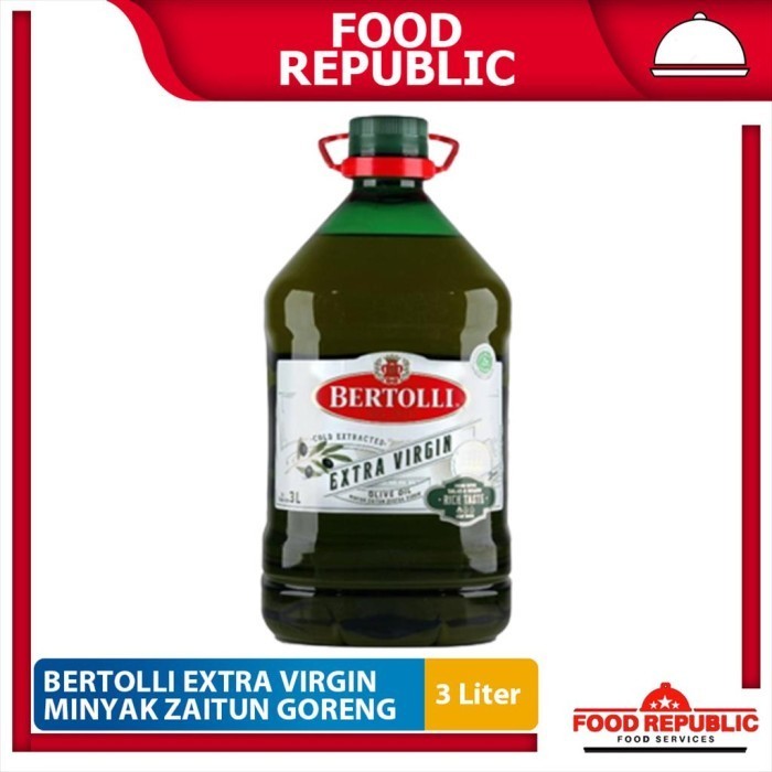 

Bertolli Extra Virgin Olive Oil 3 Liter - Minyak Zaitun Murni Halal