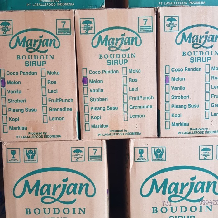 

Sirup Marjan Cocopandan / Melon Isi 12 Botol