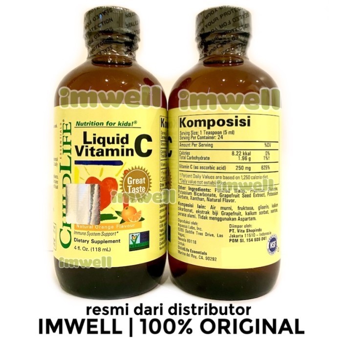 

Childlife Vitamin C Sirup Vit C Anak 4Oz 118Ml Liquid Bayi Imun Syrup