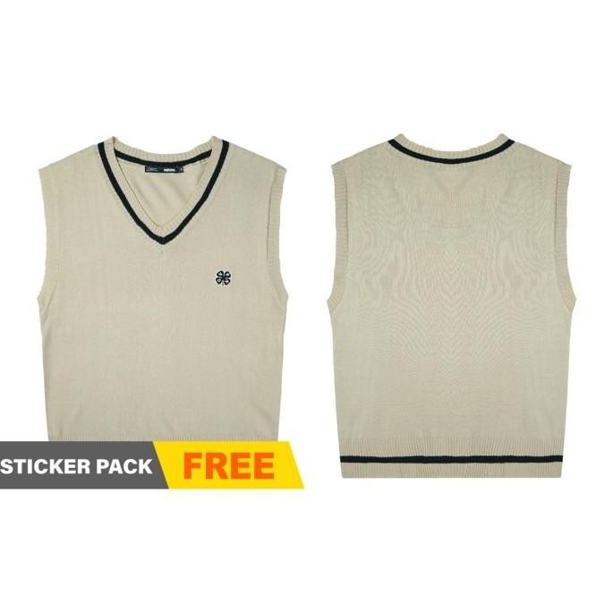 NRDN Clothing Sweater CLOVER VEST KNITWEAR CREAM
