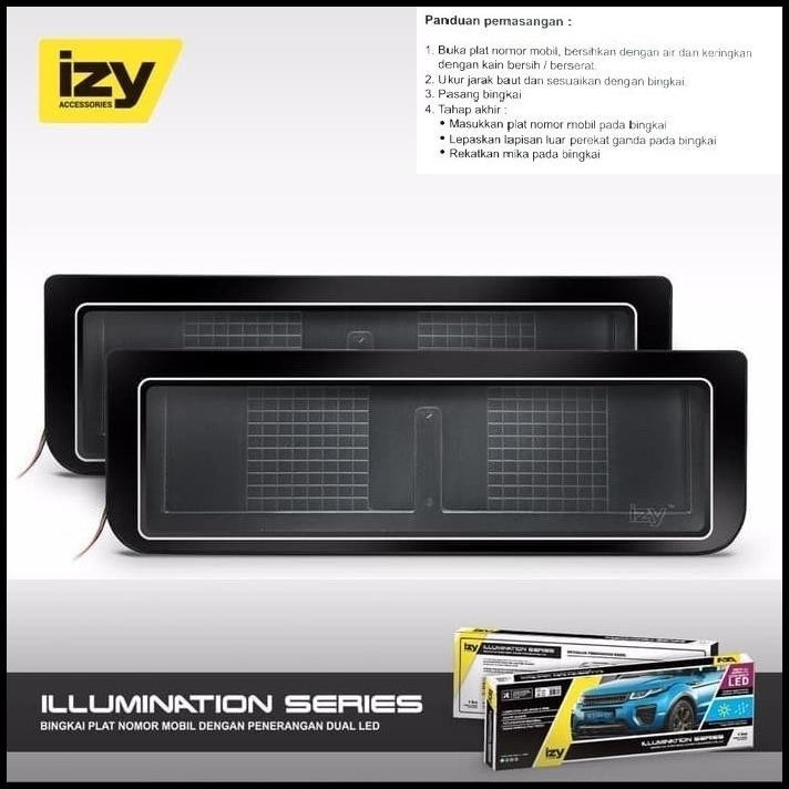 DUDUKAN TATAKAN COVER PLAT NOMOR LAMPU LED MOBIL CRV