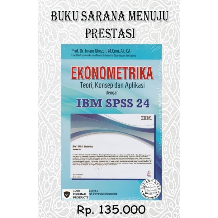 

Buku Ekonometrika Teori Konsep Dan Aplikasi Dengan Ibm Spss 24