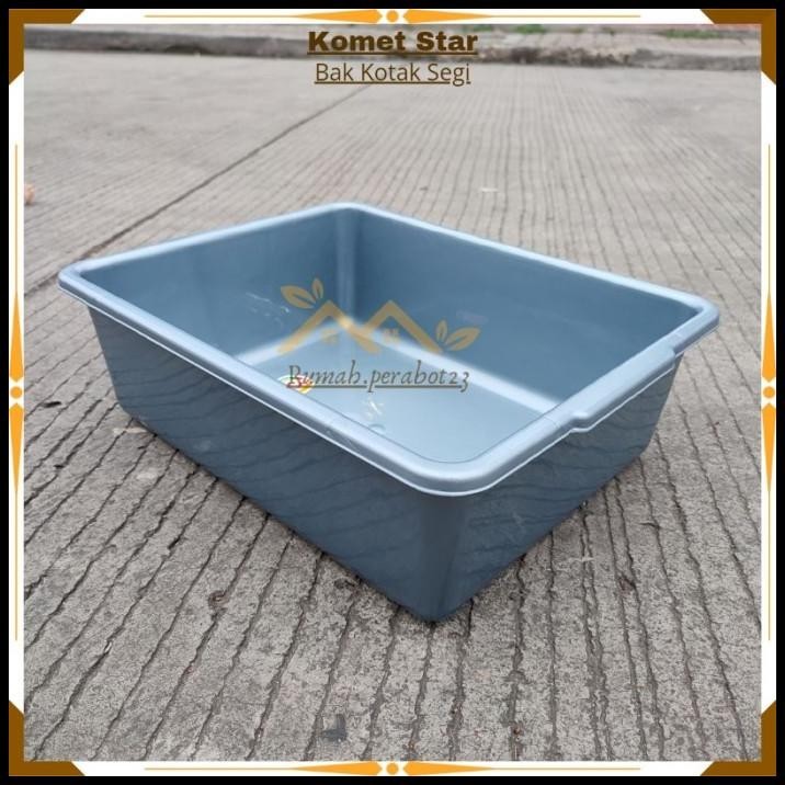 KOMET STAR BAK PASIR KUCING / BASKOM KOTAK SEGI / BAK TAHU / CAT