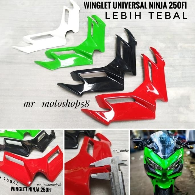 winglet Kawasaki ninja 250 fi 250 winglet ninja new 250 fi