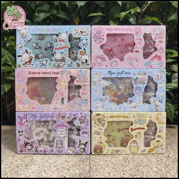 

GRATIS ONGKIR S-RIO SMALL BOX STICKER AND SOLASI STIKER VIRAL GIFT MOMO TAPE KAWAII !