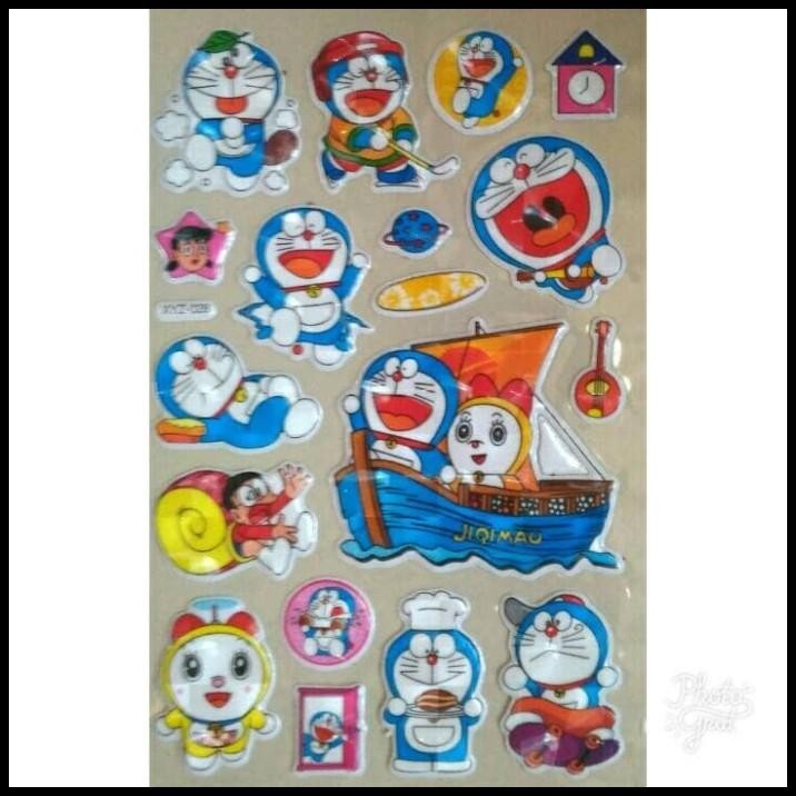 

DISKON STICKER STIKER ANAK TIMBUL KARAKTER DORAEMON