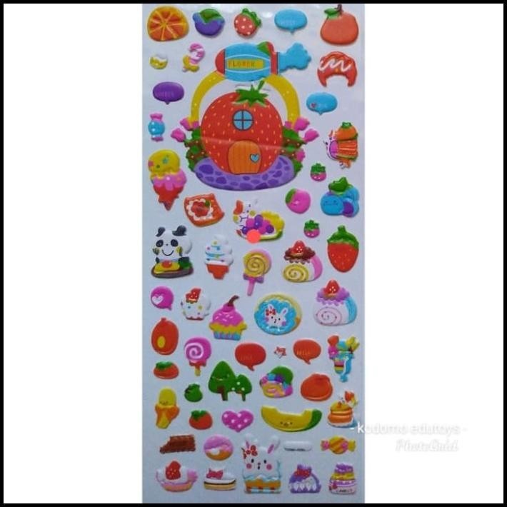 

HOT DEAL STICKER STIKER ANAK TIMBUL FOOD MAKANAN S2023