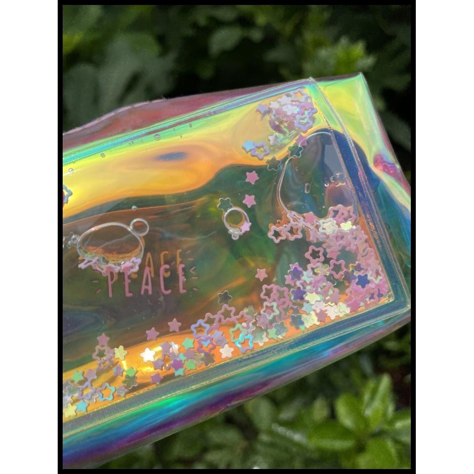 

HOT DEAL UNICORN HOLOGRAM PENCIL CASE / WATER AIR HOLO LUCU TEMPAT PENSIL BARU !!!!!!
