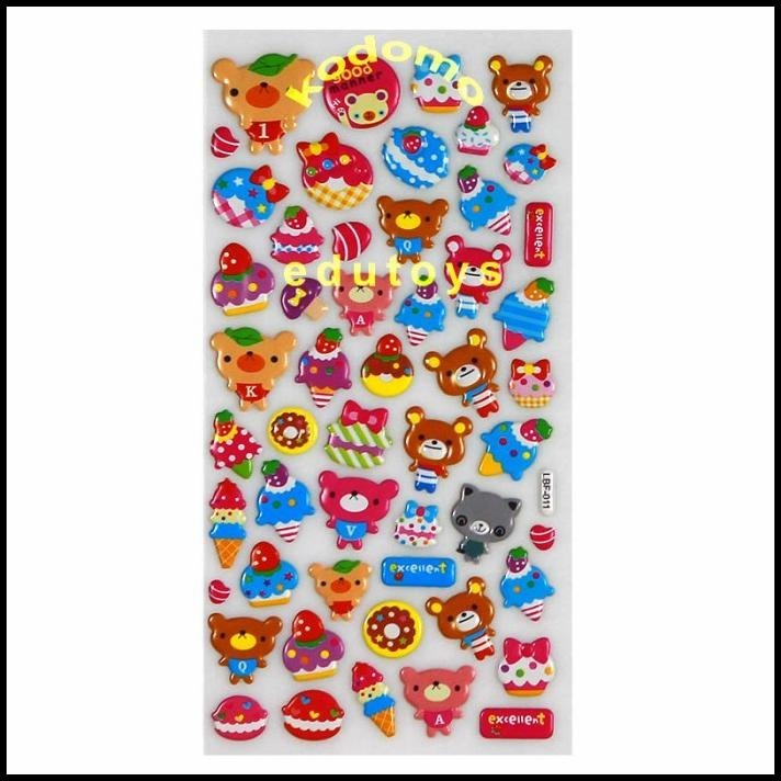 

TERMURAH STICKER STIKER ANAK TIMBUL BEAR 2836 !!!!