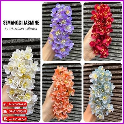 Baru Semanggi Bunga Jasmine/ Melati/ Lavender/ Hairdo Sanggul Jaminan Quality