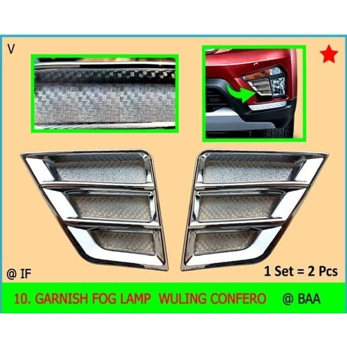 Update neet GARNISH FOG LAMP WULING CONFERO dijamin