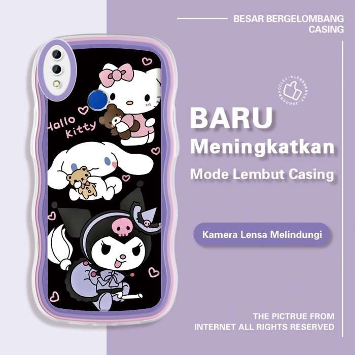 Realme 3 Pro Untuk Phone Case Hp Casing Soft Handphone Naughty Kuromi