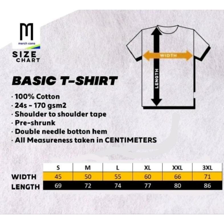 Kaos Polos Merchons 24S Best Seller