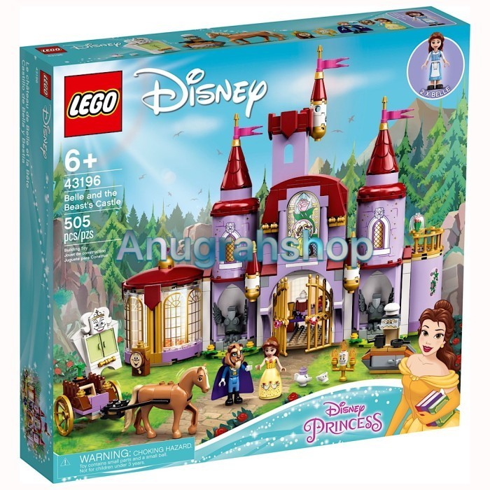 LEGO 43196 DISNEY PRINCESS Belle and the Beast Castle - Blocktopia