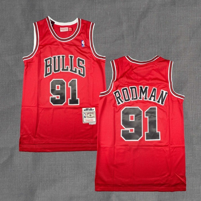 Baju Jersey Basket Nba Swingman Classics Chicago Bulls Dennis Rodman