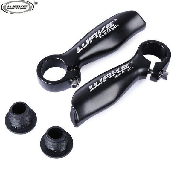 Premium Tanduk Wake Bar End Alloy Hand Grip Stang Sepeda Handlebar Seli Mtb Gunung Lipat Xc Touring