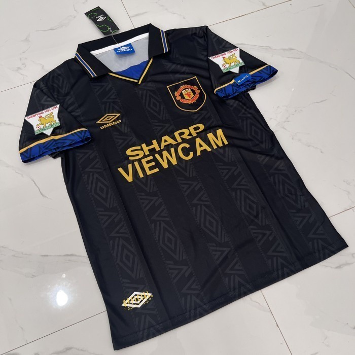 Man.U Away Retro Jersey Baju Bola Klasik 1993/1994 Jumbo Xxl