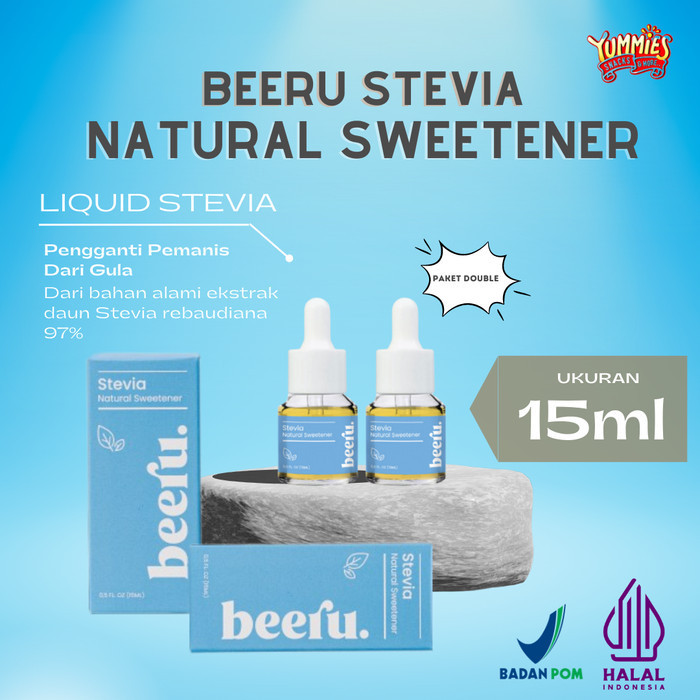 

Beeru Stevia Natural Sweetener (Paket Double) - Adelineez