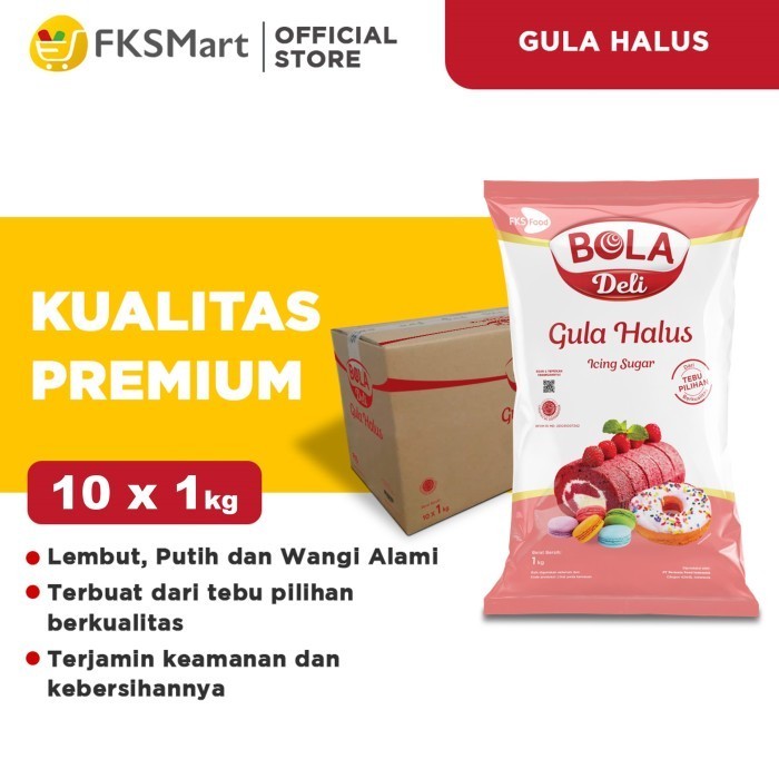 

Bola Deli Gula Halus 1 Kg Karton - Adelineez