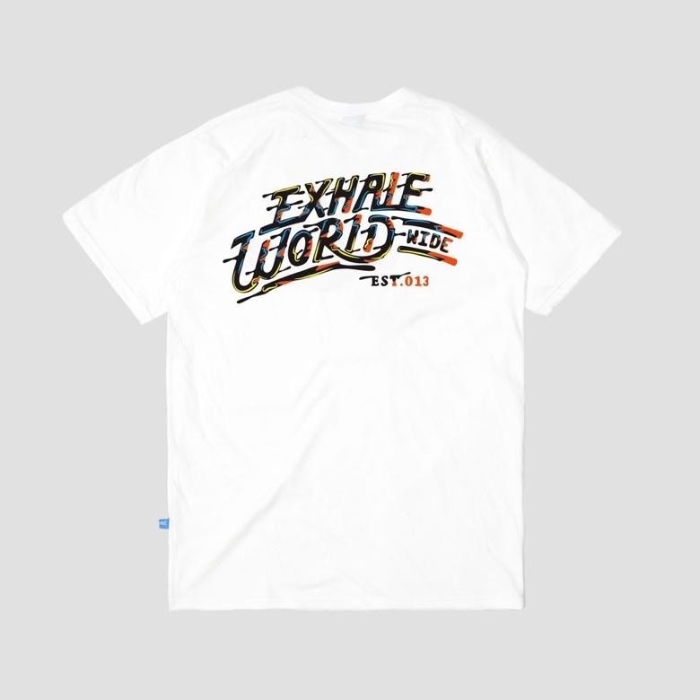 Kaos Exhale World Wide  Exhale Apparel Premium Pria Wanita