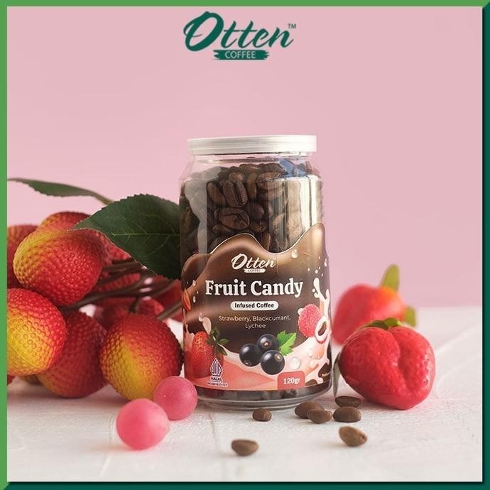 

- Biji Bubuk Kopi Infused - Fruit Candy Arabica Coffee 120Gr