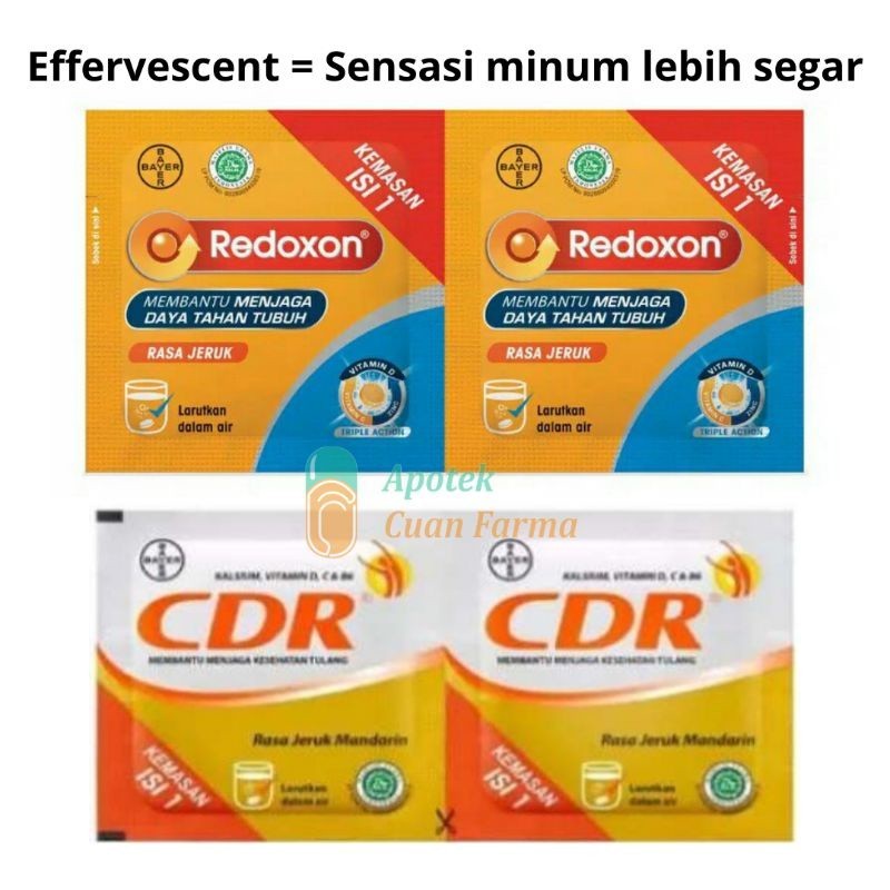 REDOXON/CDR EFFERVESCENT SACHET (1TAB)