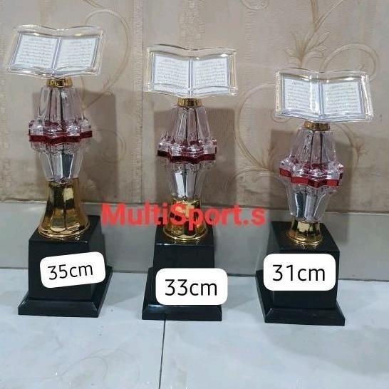 CR - PIALA TROPHY BUKU AL-QUR'AN AKRILIK 1 SET 123 TERLARIS