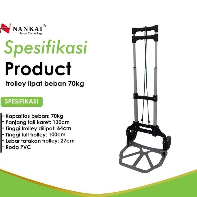 Nankai Trolley / Trolly / Troli Barang Lipat 70Kg