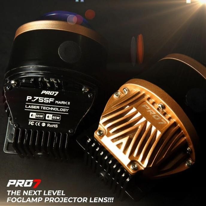 Jual Pro7 P755F Mark Ii Foglamp Projector Blue Lens 5500K 55W / 65W