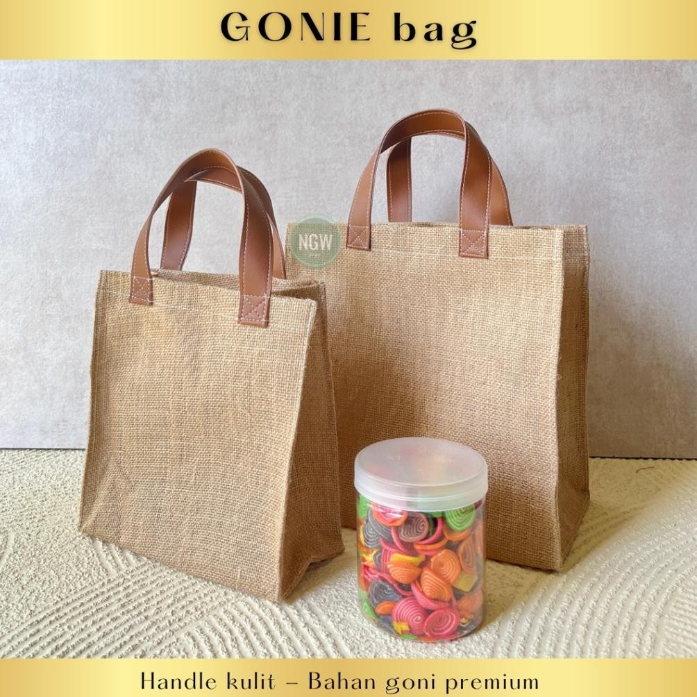 

Gonie Bag Handle Kulit Aneka Ukuran Goodie Bag Hampers (6.6)