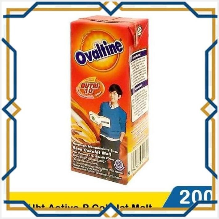 

[KKG] SUSU OVALTINE 200 ML CHOCO MALT / 1 KARTON ISI 24 PCS