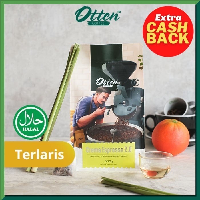 

Ready Kopi Otten Coffee Crema Espresso 2.0 - Kopi House Blend 500 gram