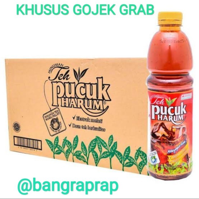 

Ready Teh Pucuk Harum PET 350ml @24btl 1Dus