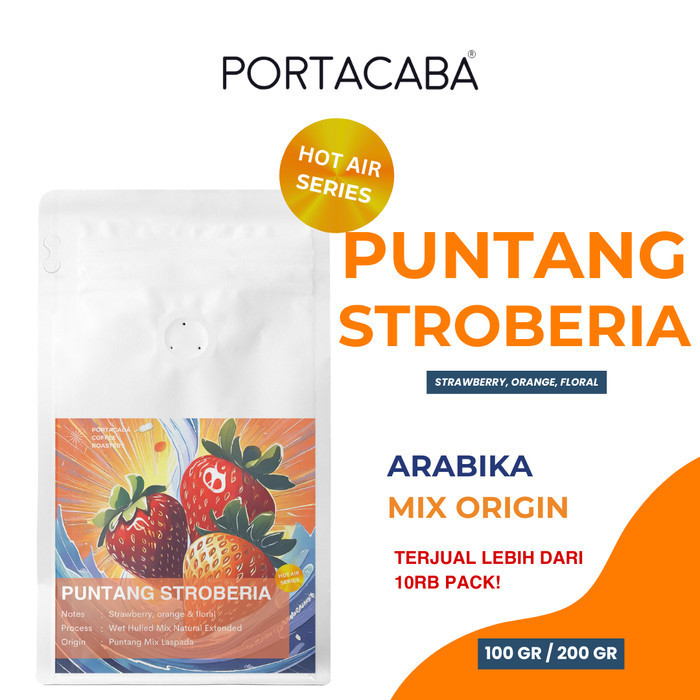 

Ready Kopi Pangalengan Mix Arabika Portacaba Stroberia 200gr
