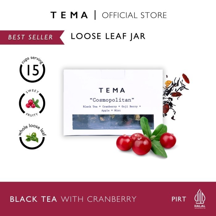 

Ready TEMA Tea Jar - Cosmopolitan / Black Berries Tea