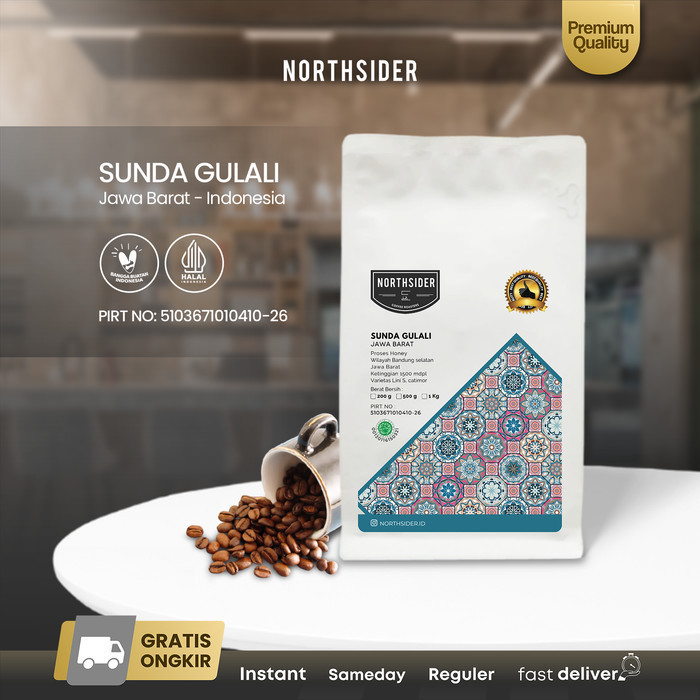 

Ready Northsider Kopi arabika Taneuh Sunda Gulali Honey Coffee 500g