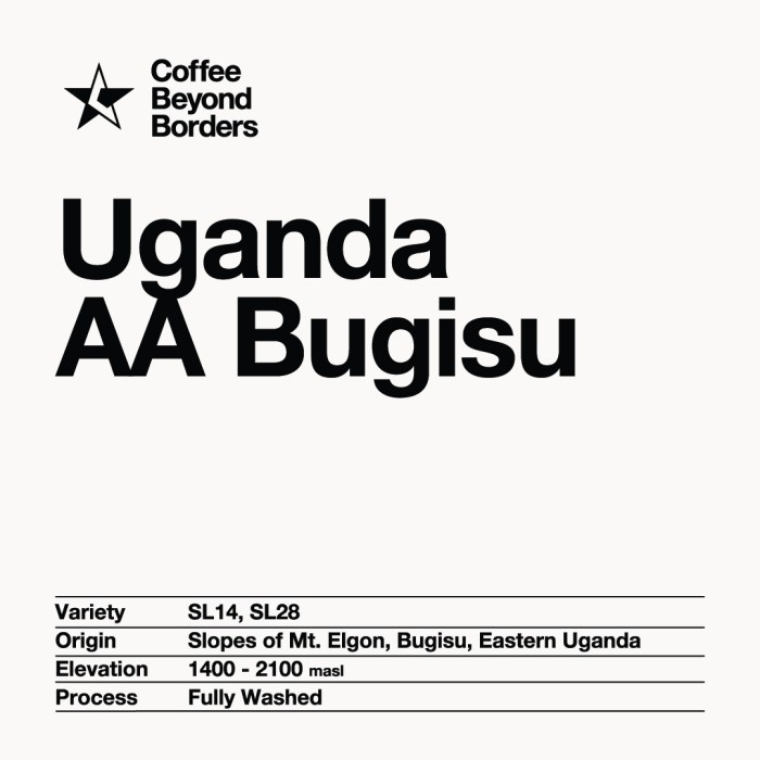 

Ready Arabica Green Bean - Uganda AA Bugisu