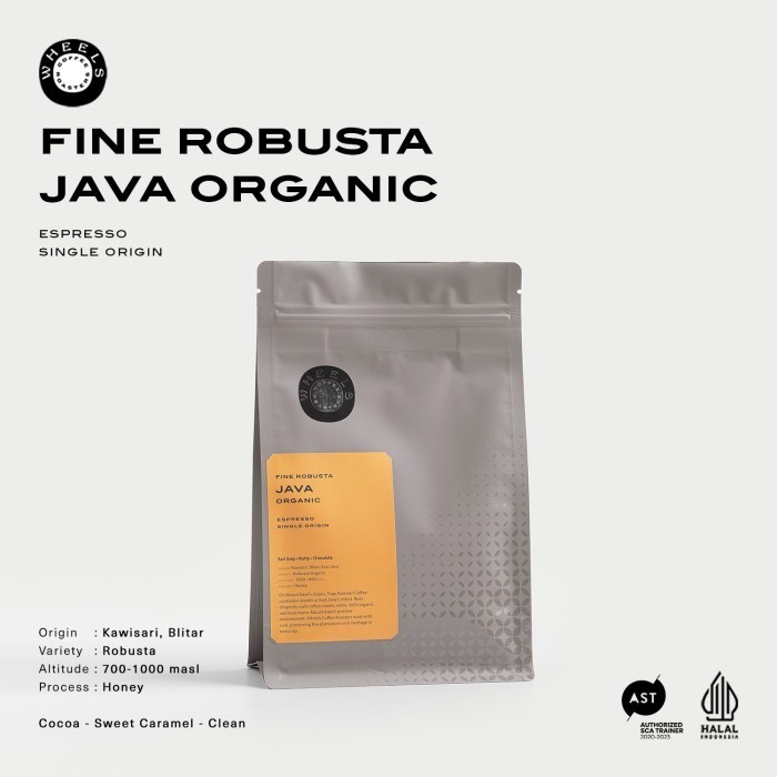 

Ready Single Origin Espresso Robusta Coffee : Fine Robusta Java Organic 500g