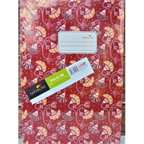 

BUKU FOLIO MERK PAPERLINE HARD COVER ISI 50 LEMBAR SIAP KIRIM