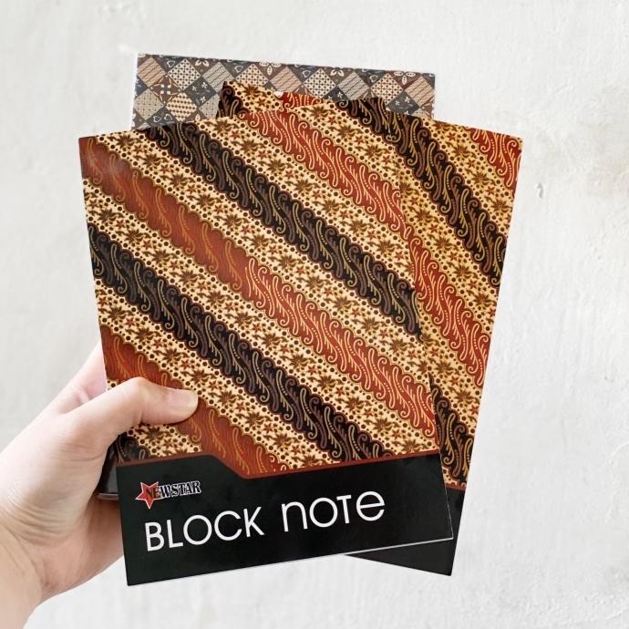 

BUKU BLOCK NOTE MOTIF BATIK 1 PACK ISI 12 PCS BISA COD
