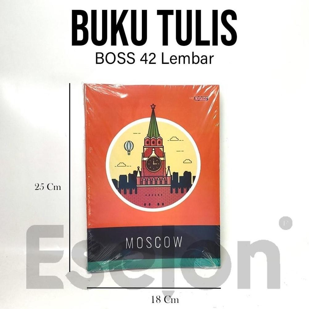 

6PCS BUKU TULIS BIG BOSS GARIS 42LBR/ BUKU TULIS BIG BOSS GRATIS ONGKIR