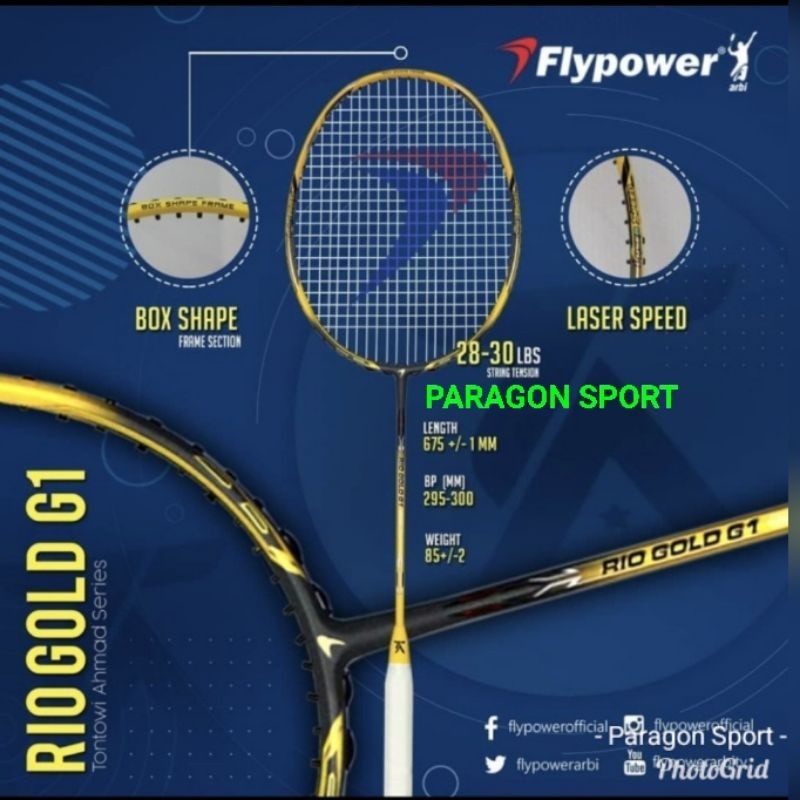 Raket Flypower Rio Gold G1