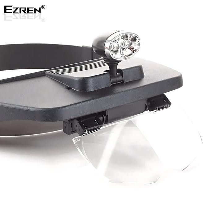 

Ezren EZ-0494 Light Head Magnifying Glass Kaca Pembesar Model Topi Led GJ