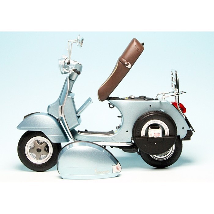 Cabre 1:10 Schuco Vespa Px 125 Blue Motor Diecast Miniatur Not Autoart